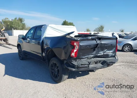 2022 Chevrolet Silverado 1500 2Wd Short Bed Custom z USA, uszkodzony, nr VIN 1GCPABEK6NZ632456